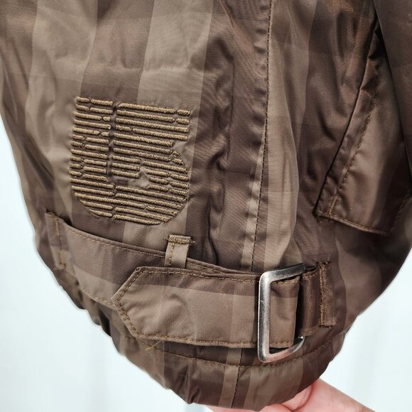 BURTON Dutchess Insulated Brown Tone On Tone Plaid Snowboard Jacket M - Picture 10 of 16
